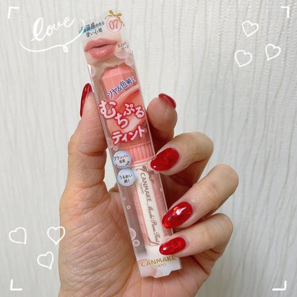 むちぷるティント/キャンメイク/リップティントを使ったクチコミ(1枚目)