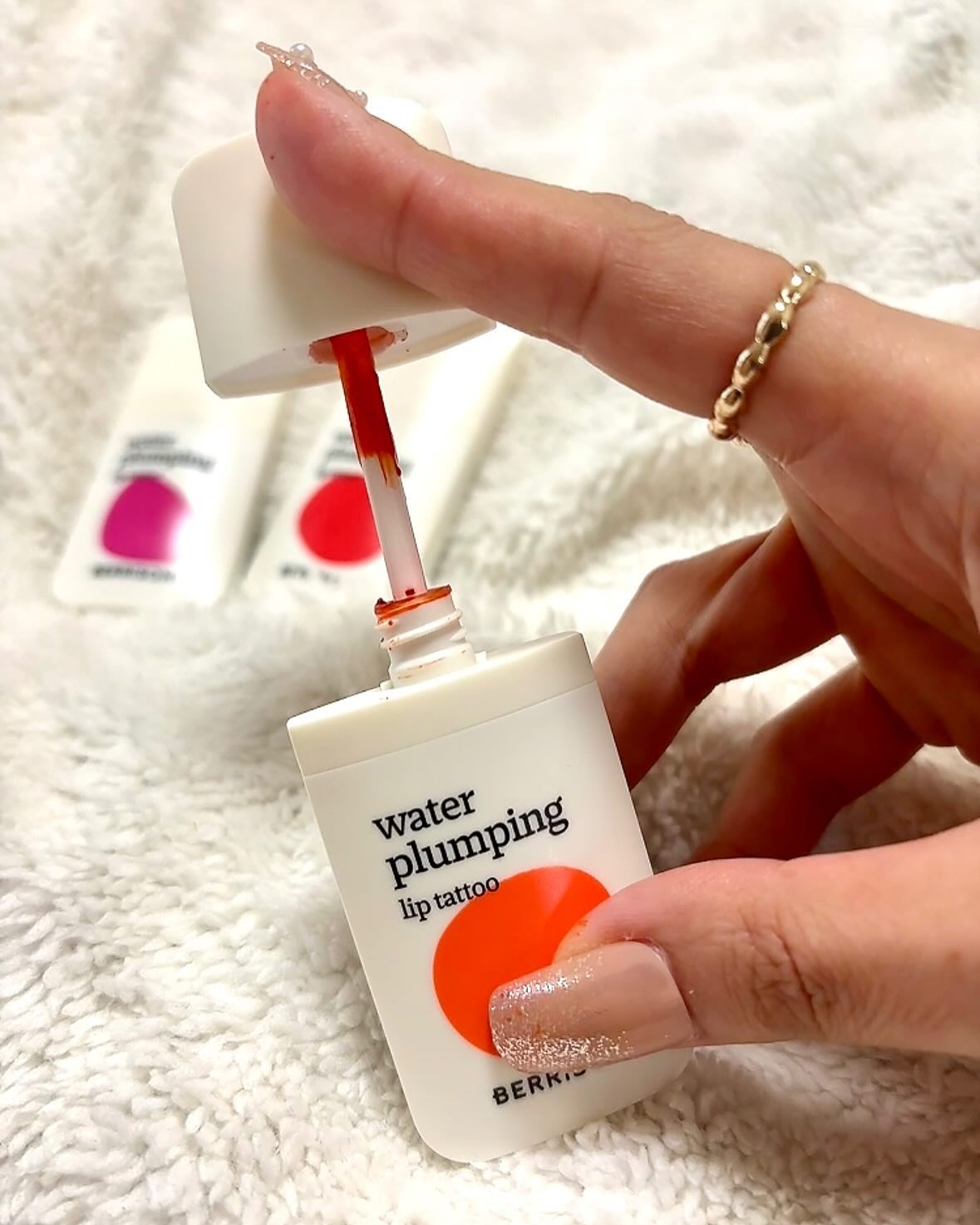 ウォータープランピング リップタトゥー/ベリサム/口紅を使ったクチコミ（3枚目）