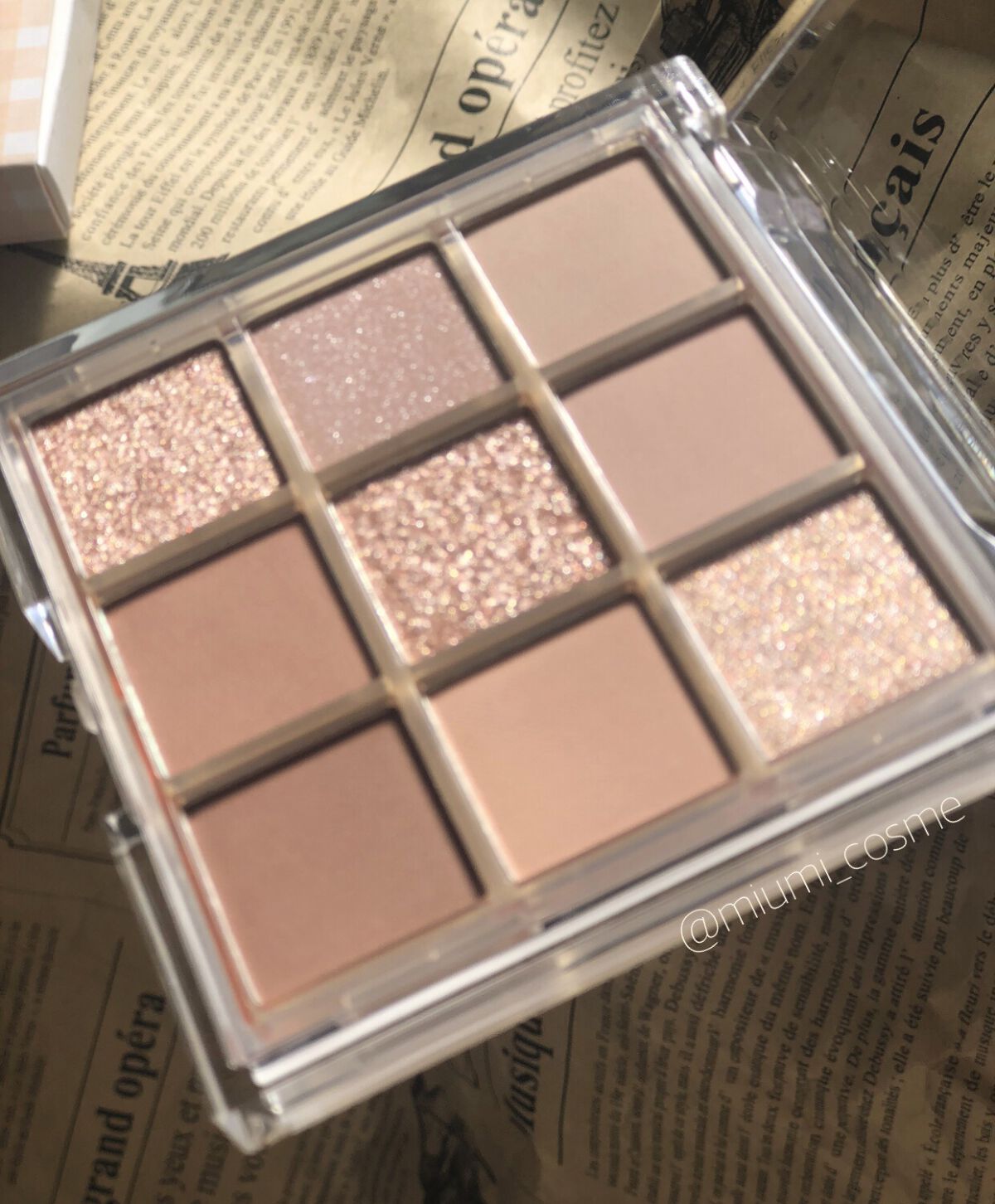 KEYBO FALL IN LOVE SHADOW PALETTE/keybo/アイシャドウパレットを使ったクチコミ（2枚目）