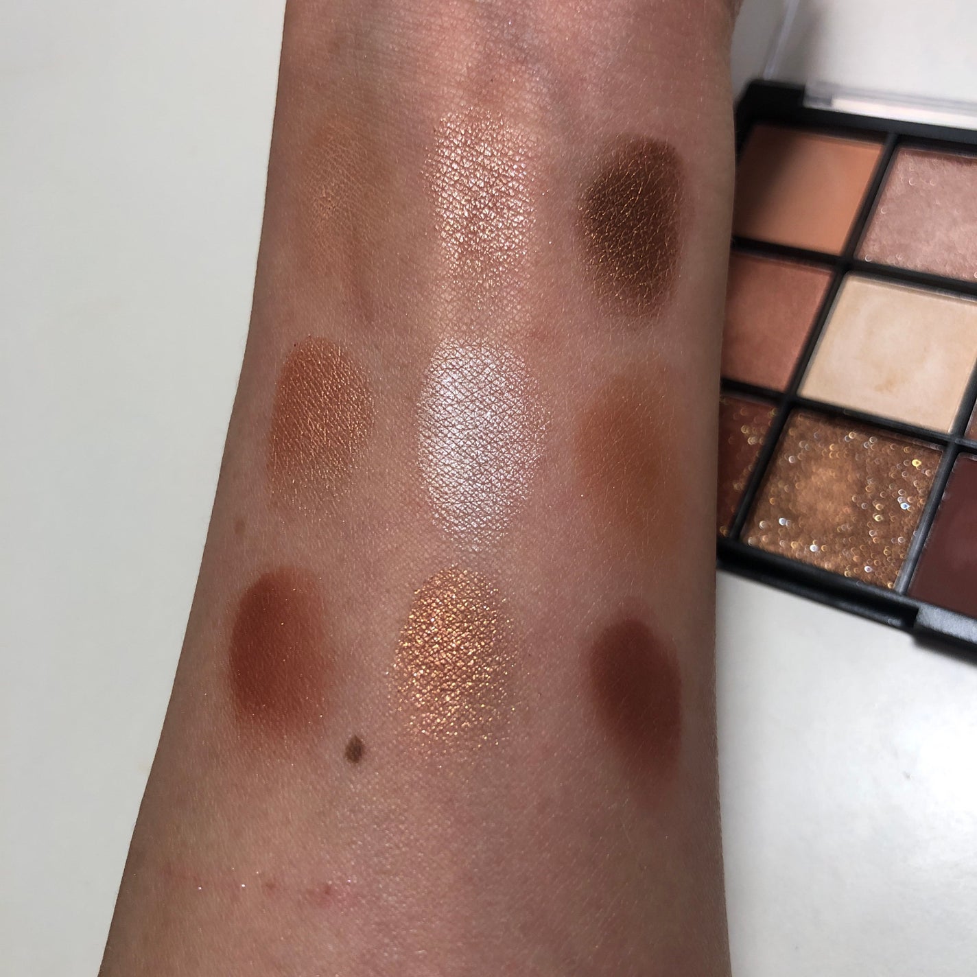 UR GLAM BLOOMING EYE COLOR PALETTE/U R GLAM/アイシャドウパレットを使ったクチコミ(2枚目)