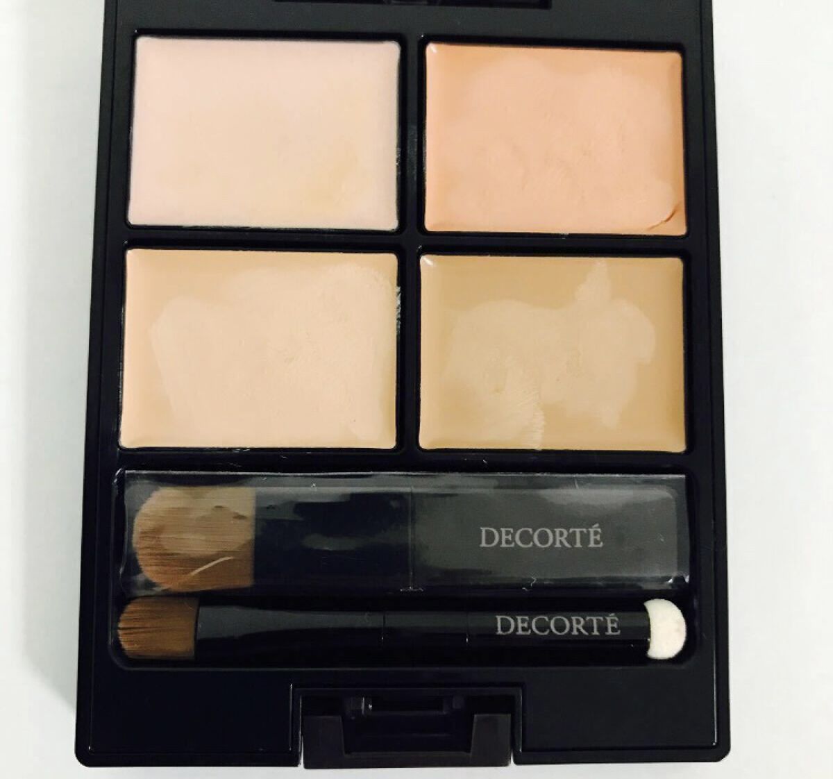 トーンパーフェクティング パレット 02 ナチュラルベージュ/DECORTÉ/パレットコンシーラーを使ったクチコミ（3枚目）