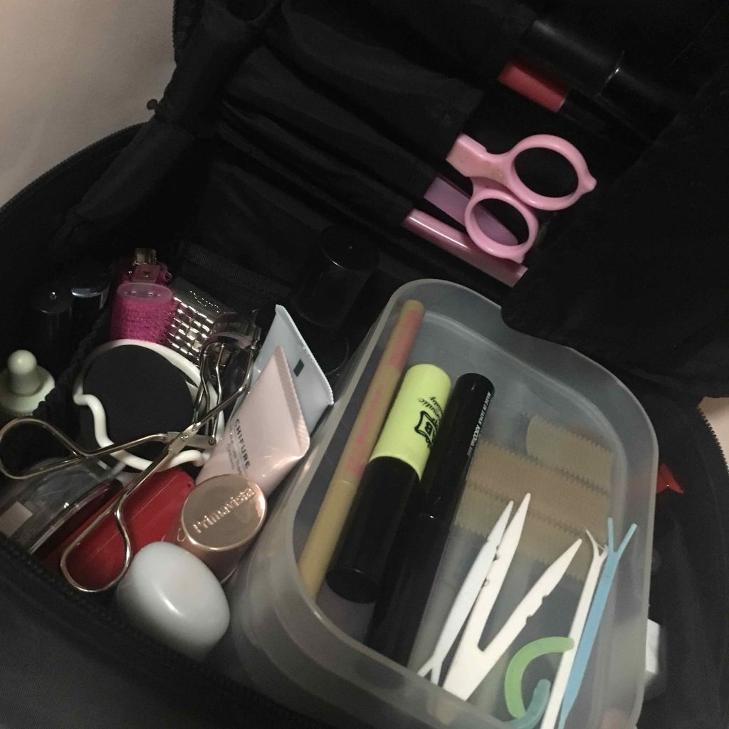 ナイロンメイクボックス・Ｍ/無印良品/化粧ポーチを使ったクチコミ（2枚目）