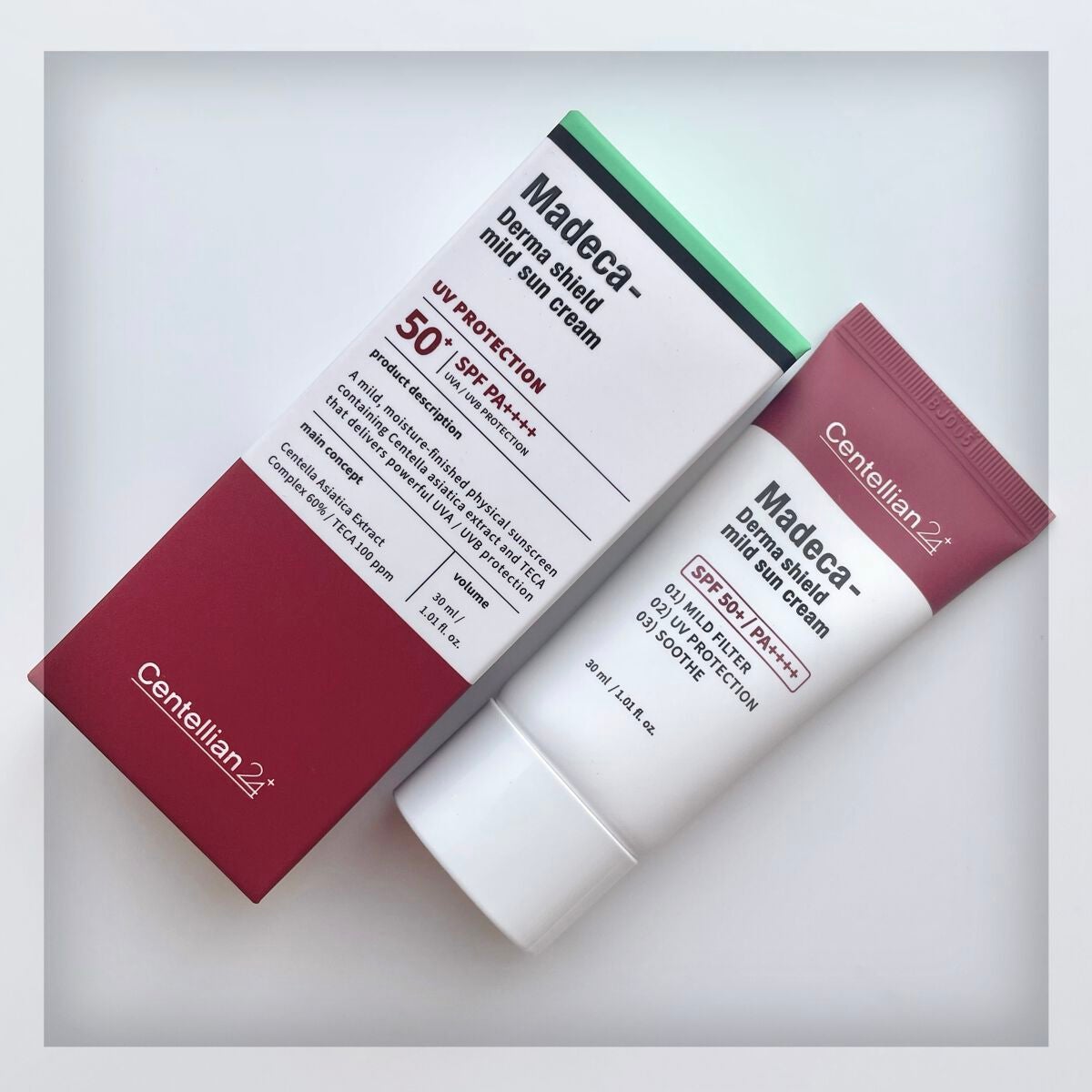 マデカ ダーマシールド マイルドサンクリーム/センテリアン24/日焼け止めクリームを使ったクチコミ(1枚目)