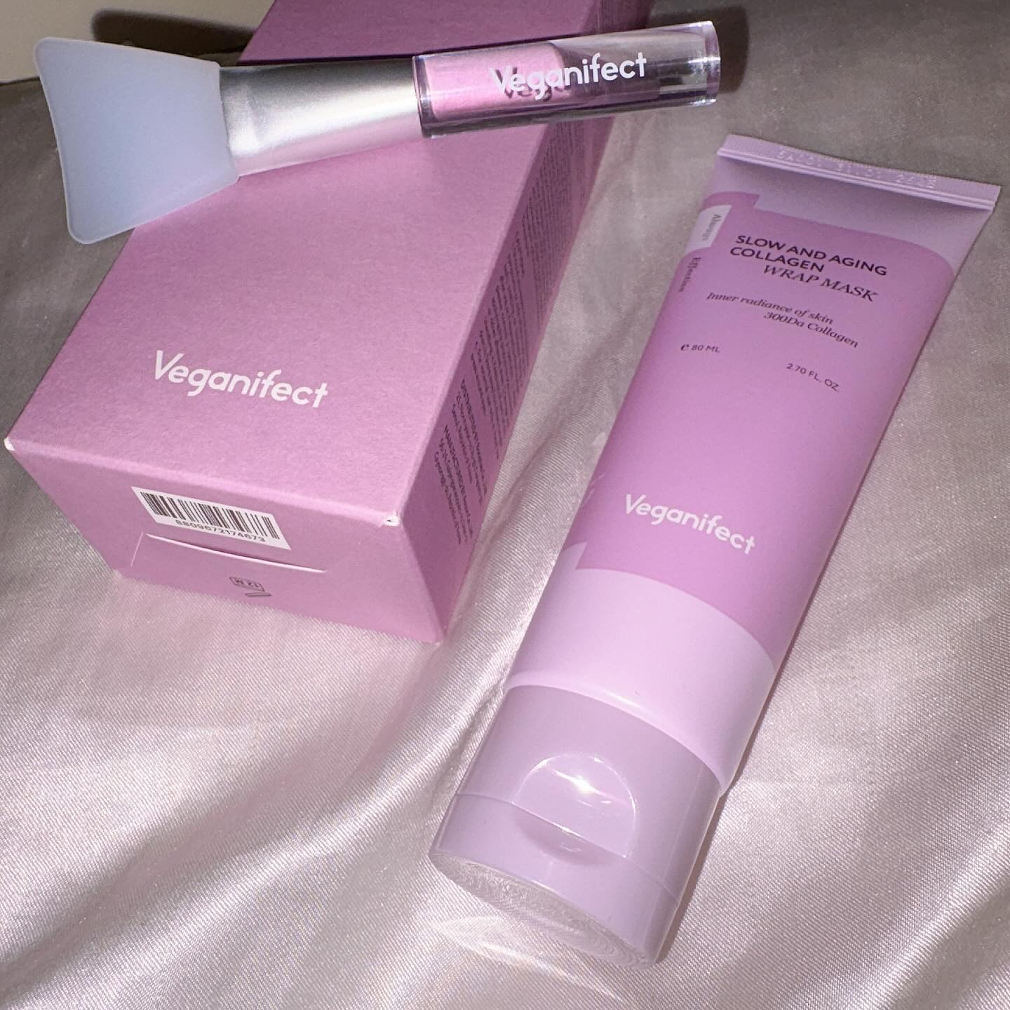 塗るマスクパック低分子コラーゲンマスク /Veganifect/洗い流すパック・マスクを使ったクチコミ（1枚目）