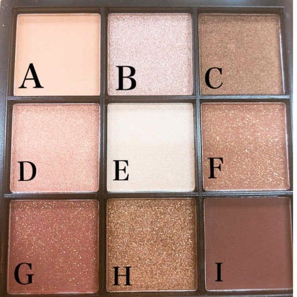 UR GLAM BLOOMING EYE COLOR PALETTE/U R GLAM/アイシャドウパレットを使ったクチコミ(2枚目)