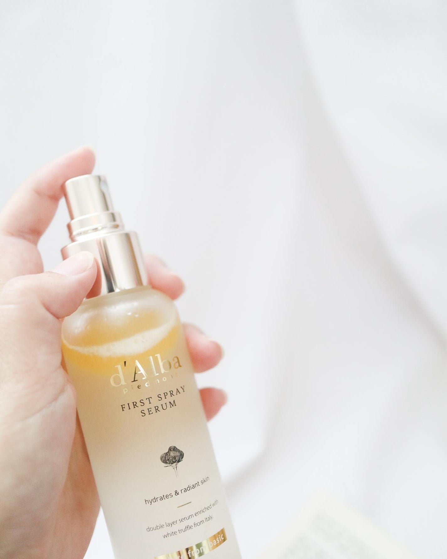 ダルバ ホワイトトリュフファーストスプレーセラム/ダルバ/ミスト状化粧水を使ったクチコミ(7枚目)