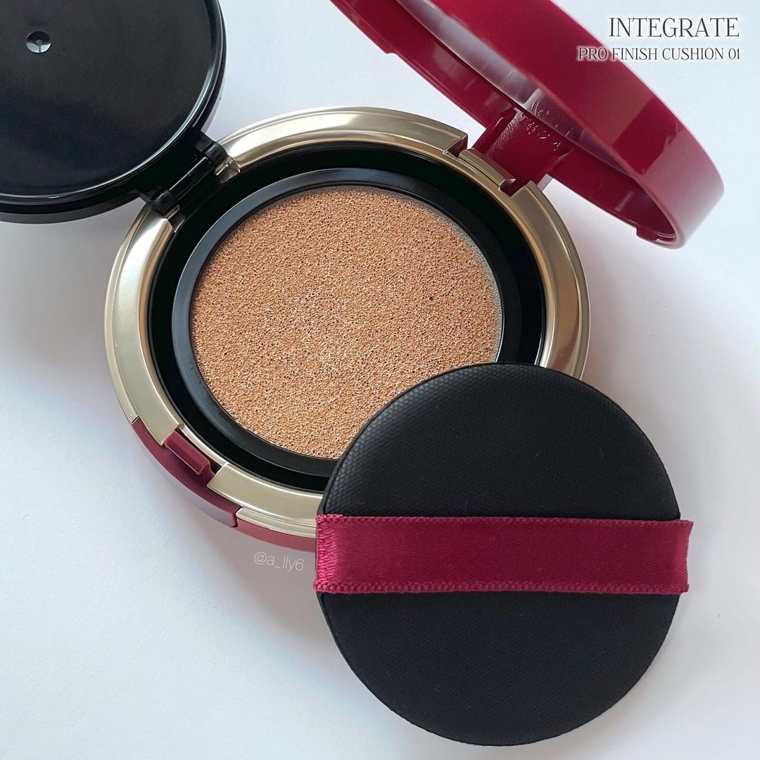 インテグレート プロフィニッシュクッション/インテグレート/クッションファンデーションを使ったクチコミ(6枚目)