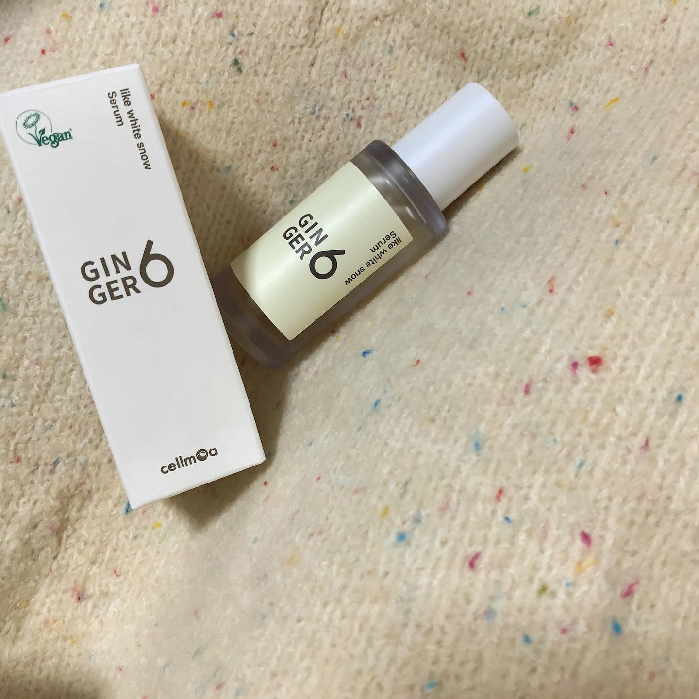 ライク ホワイト スノー セラム/GINGER6/美容液を使ったクチコミ（1枚目）
