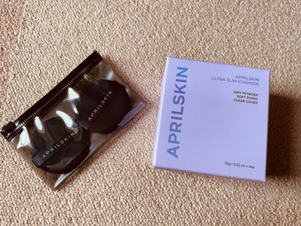 ウルトラスリムクッション+レフィルセット/APRILSKIN/クッションファンデーションを使ったクチコミ(1枚目)