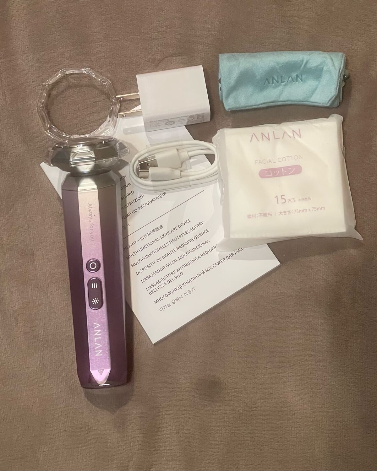 RF温冷美顔器/ANLAN/美顔器・マッサージを使ったクチコミ（3枚目）