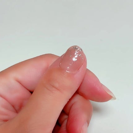 シンデレラネイル(切らなくていいジェルネイルシール)/mmme/ネイルシールを使ったクチコミ(4枚目)