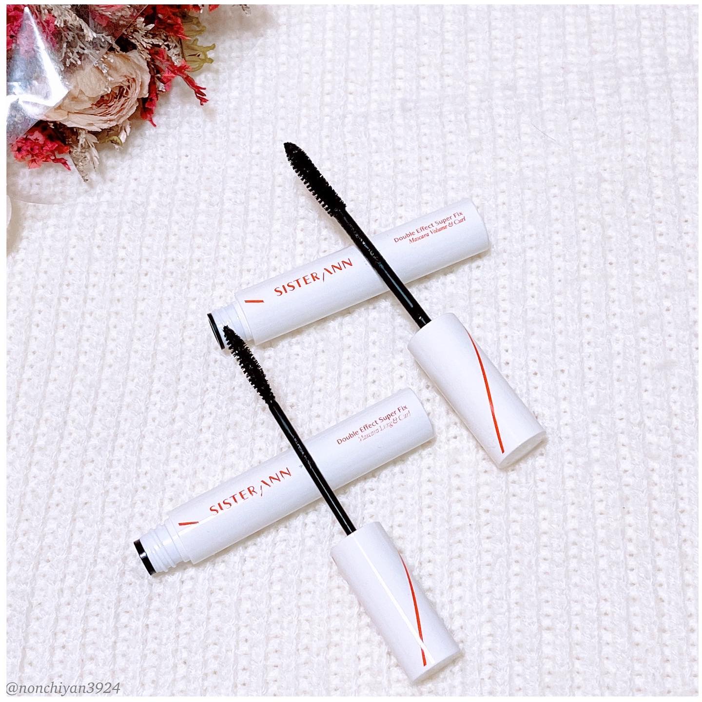 SISTER ANN ダブルイフェクトマスカラのクチコミ「
🤍SISTER ANN （ #シスターアン ）
✔︎︎︎︎ #ダブルエフェクトマスカラ 
◎.....」（2枚目）