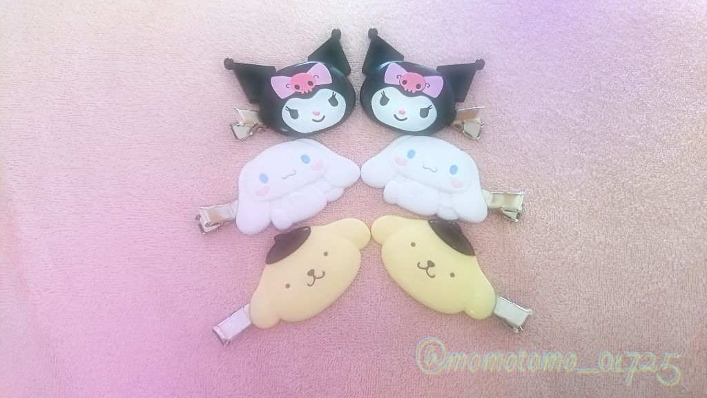 前髪クリップ/サンリオ/ヘアアクセサリーを使ったクチコミ(1枚目)