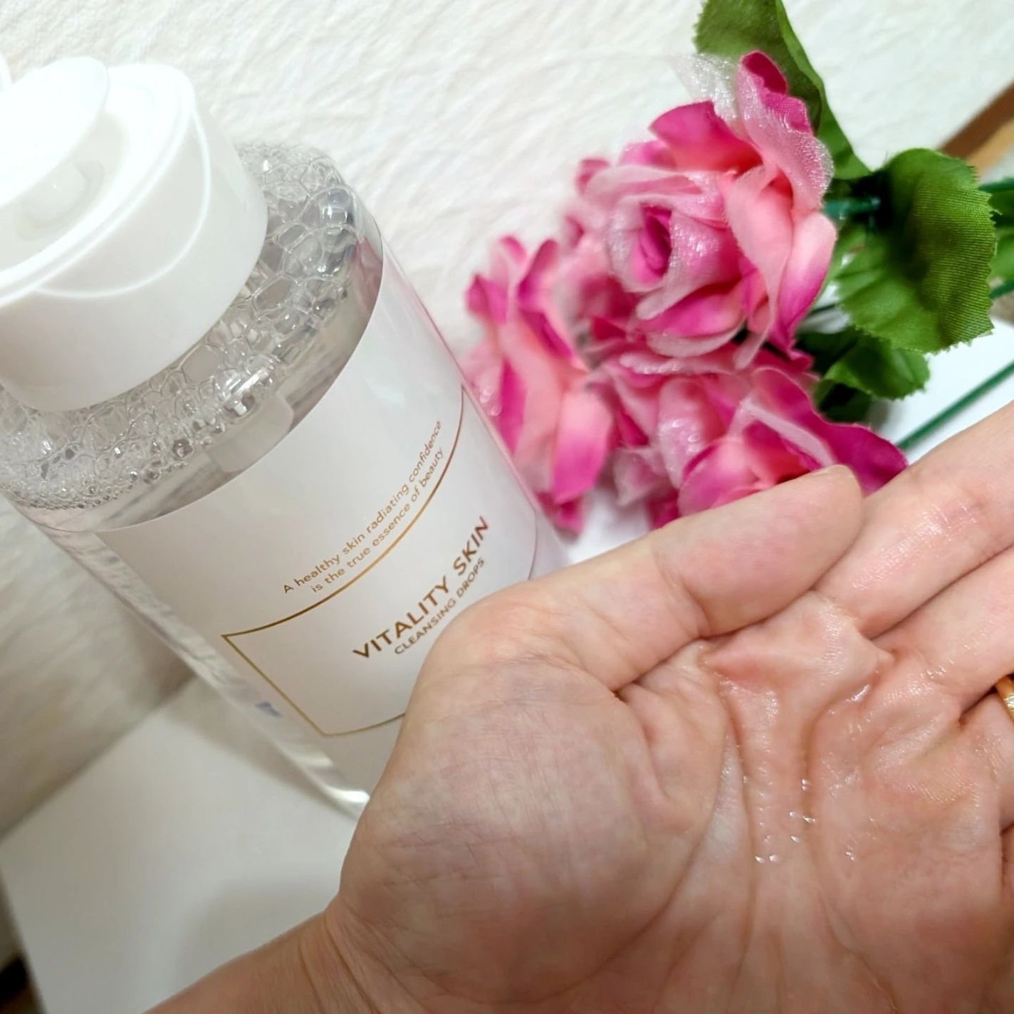 バイタリティ スキン クレンジングドロップス (クレンジングウォーター)/ブリリアージュ/クレンジングウォーターを使ったクチコミ(5枚目)