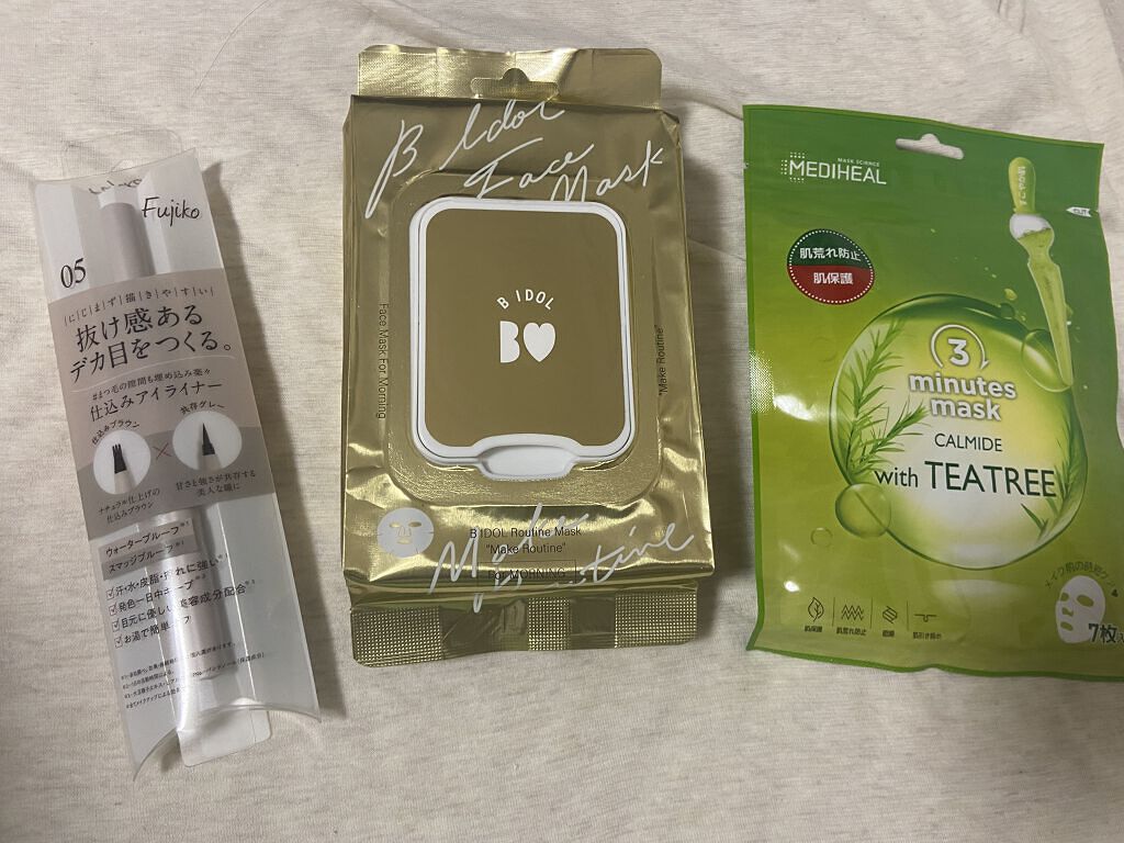 ルーティンマスク(メイクルーティン)/b idol/シートマスク・パックを使ったクチコミ（1枚目）