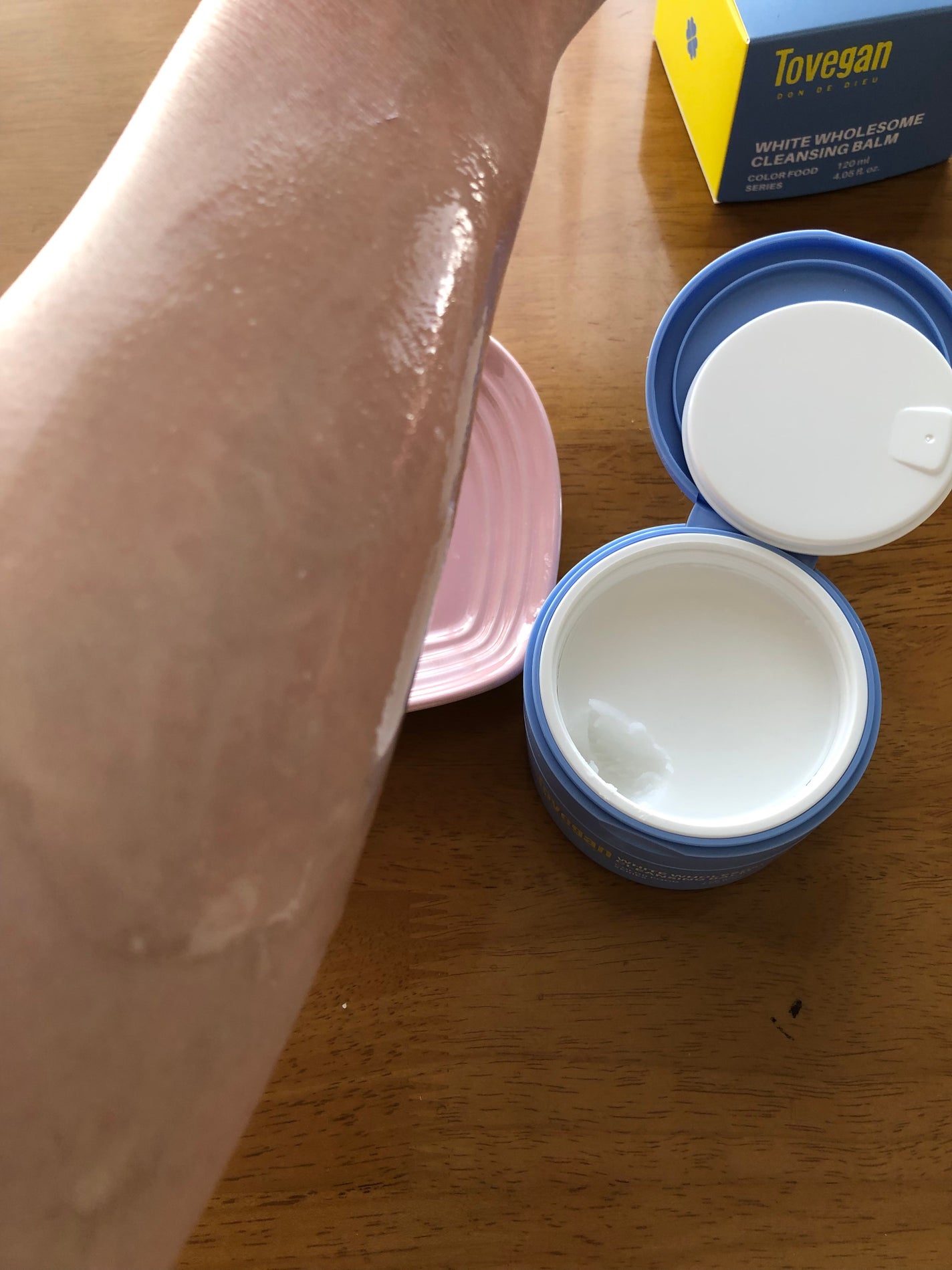 カラーフードシリーズホワイトホールサムクレンジングバーム/Tovegan/クレンジングバームを使ったクチコミ(6枚目)