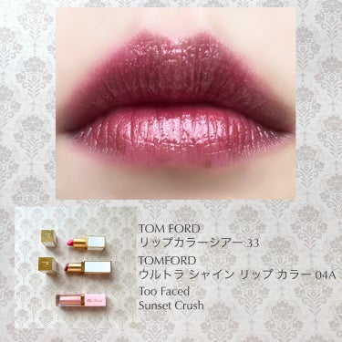 リップ カラー シアー 33D ジェシカ/TOM FORD BEAUTY/口紅を使ったクチコミ（1枚目）