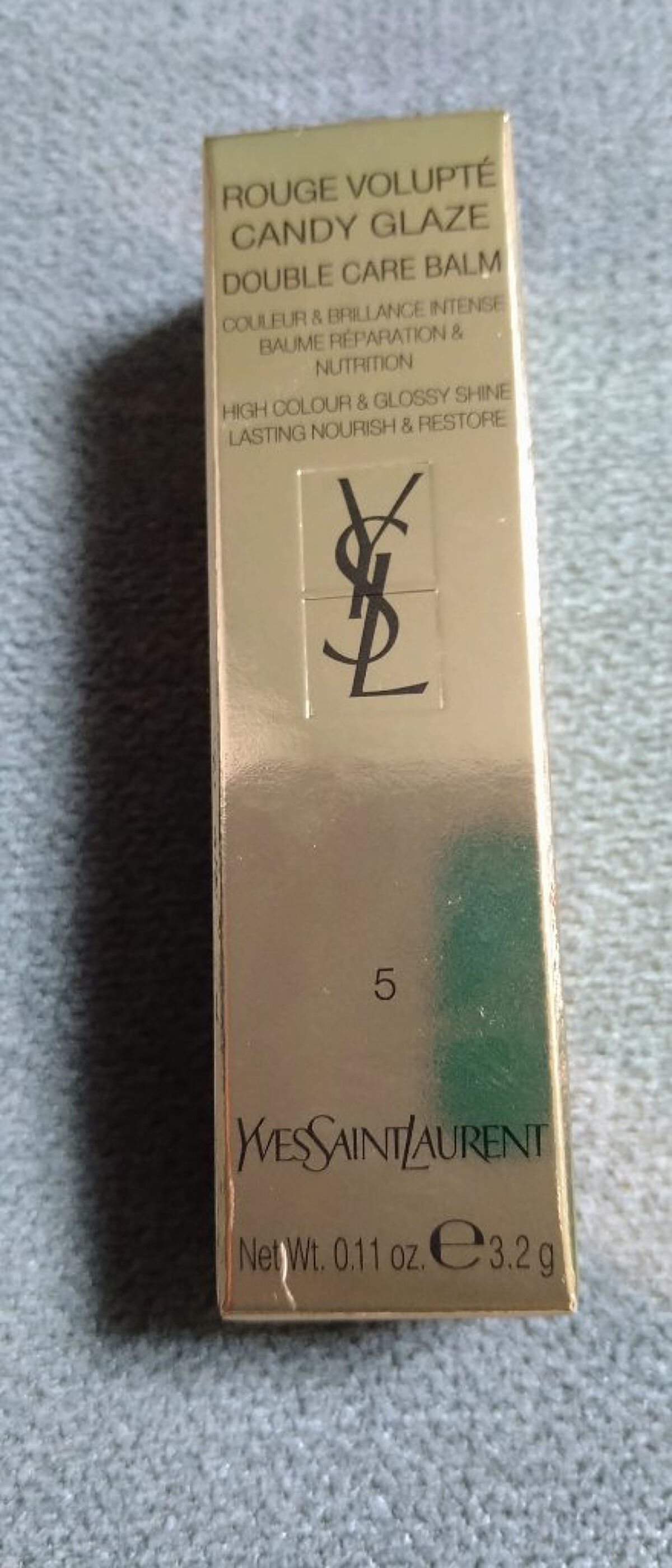 YSL ラブシャイン キャンディグレーズ No.5 ピンク サティスファクション/YVES SAINT LAURENT BEAUTE/口紅を使ったクチコミ（1枚目）