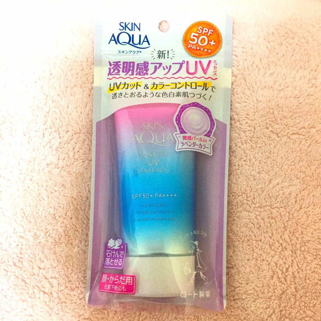 スキンアクア トーンアップUVエッセンス/スキンアクア/日焼け止めクリームを使ったクチコミ（2枚目）