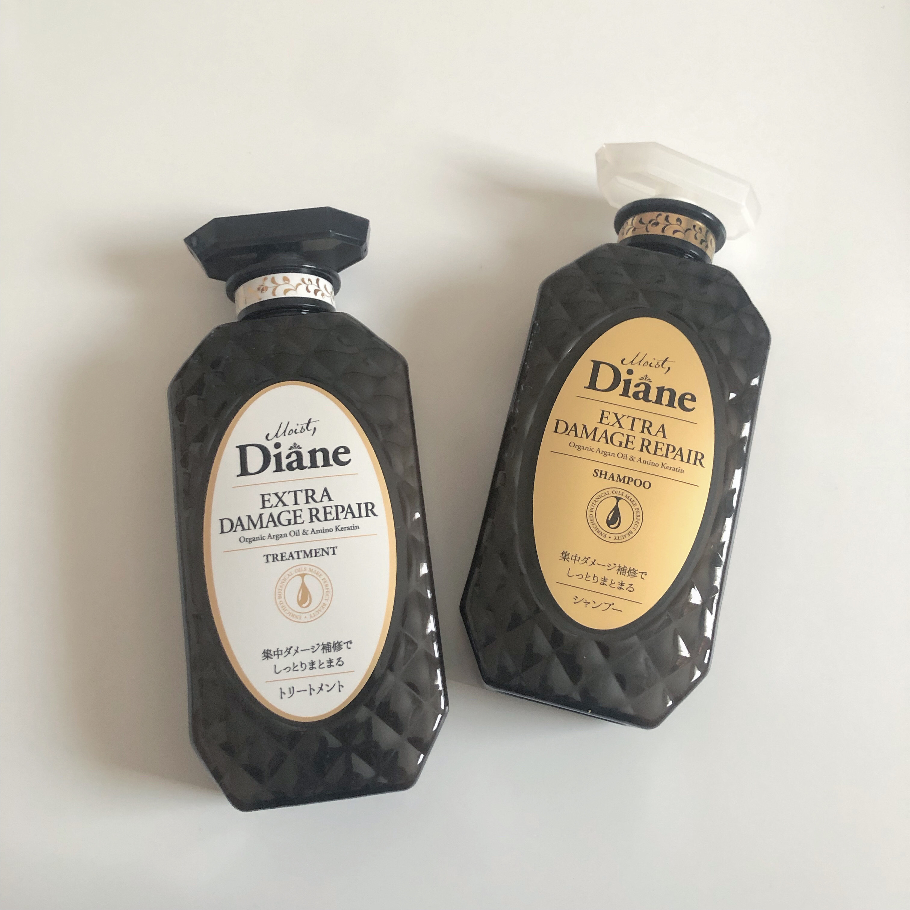 パーフェクトビューティ モイストダイアン エクストラダメージリペア シャンプー/トリートメント シャンプー450ml	/ダイアン/市販シャンプーを使ったクチコミ（1枚目）