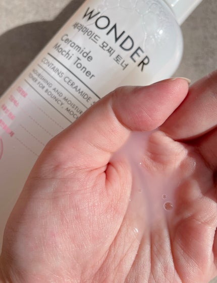Wonder Ceramide Mochi Toner(トニーモリーワンダーCモチトナー)/TONYMOLY/化粧水を使ったクチコミ(2枚目)