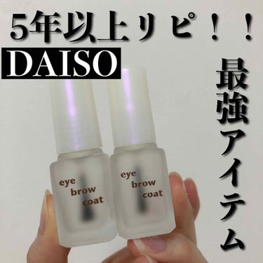 エバビレーナ アイブローコート/DAISO/アイブロウコートを使ったクチコミ（1枚目）