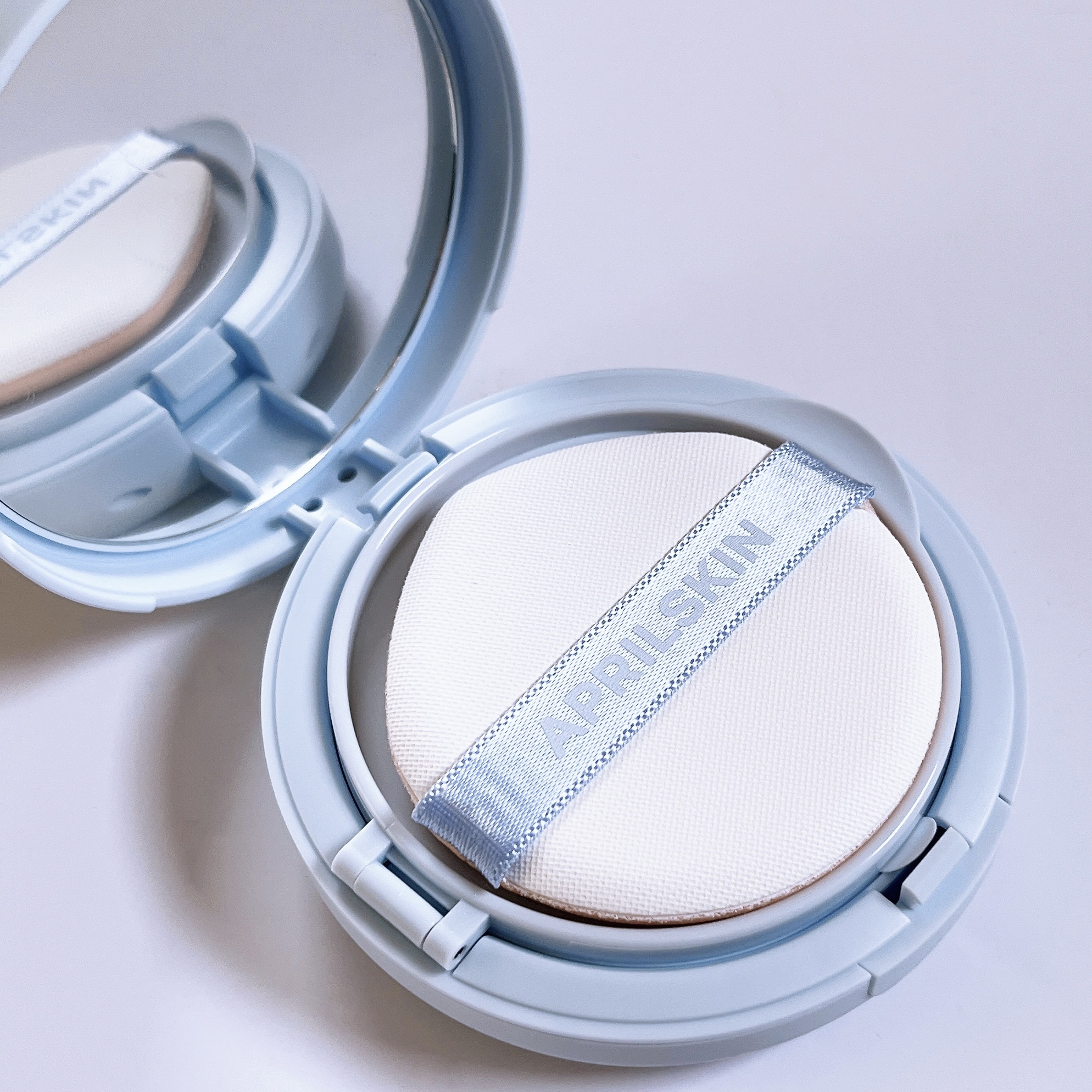 グロー マットクッション/APRILSKIN/クッションファンデーションを使ったクチコミ（2枚目）