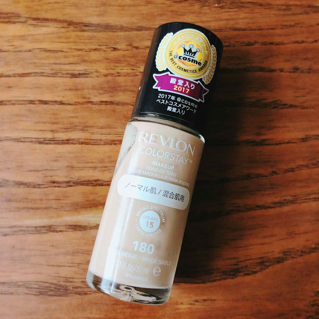 カラーステイ メイクアップ/REVLON/リキッドファンデーションを使ったクチコミ(1枚目)