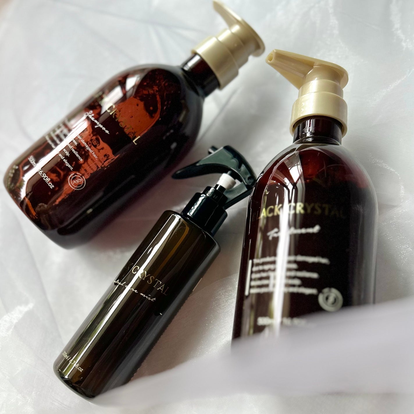 ブラッククリスタル シャンプー & トリートメント/BLACK CRYSTAL/サロンシャンプーを使ったクチコミ(1枚目)