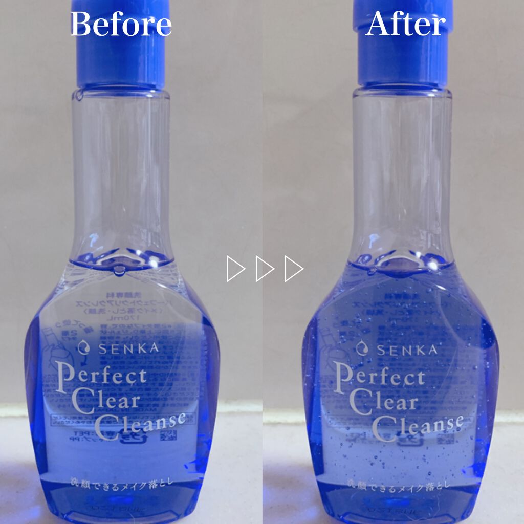 洗顔専科　パーフェクトクリアクレンズ/SENKA（専科）/クレンジングジェルを使ったクチコミ（2枚目）