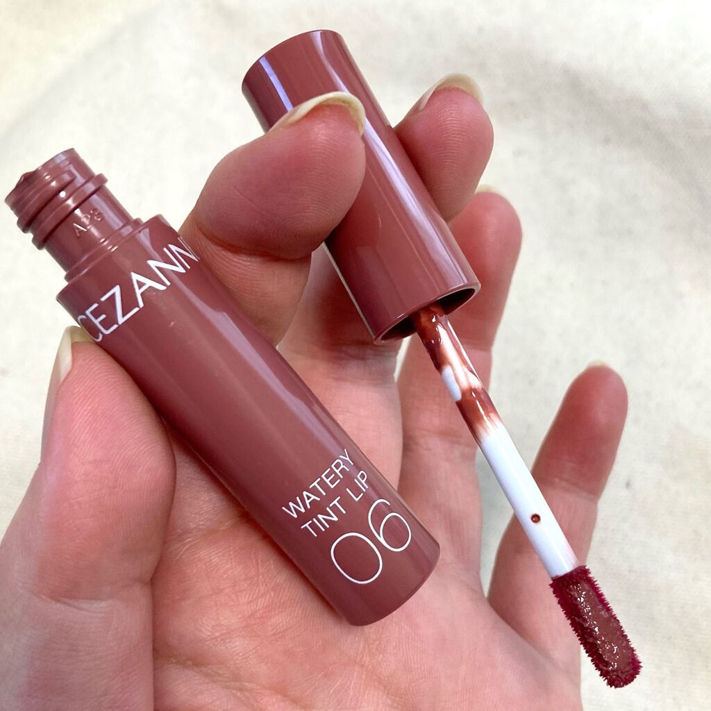 ウォータリーティントリップ/CEZANNE/リップティントを使ったクチコミ（2枚目）