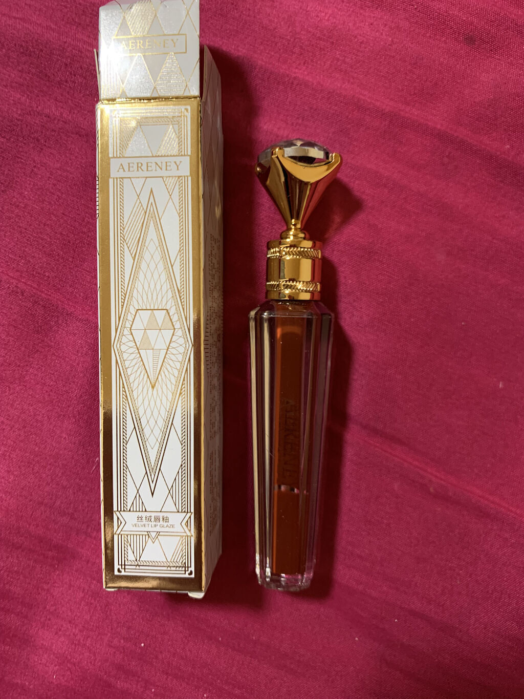 VELVET LIP GLAZE/AERENEY/リップグロスを使ったクチコミ（1枚目）