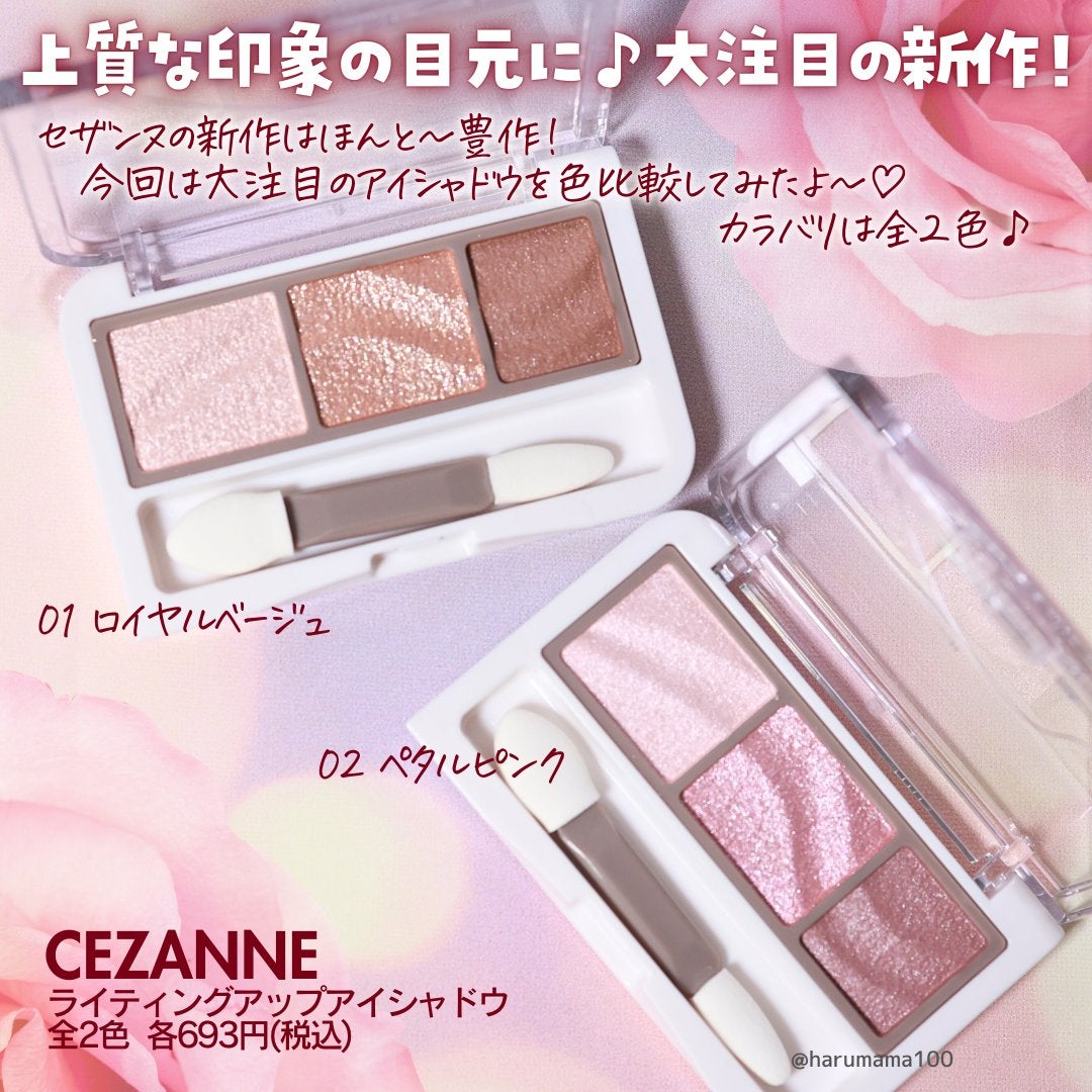 ライティングアップアイシャドウ/CEZANNE/アイシャドウを使ったクチコミ(2枚目)