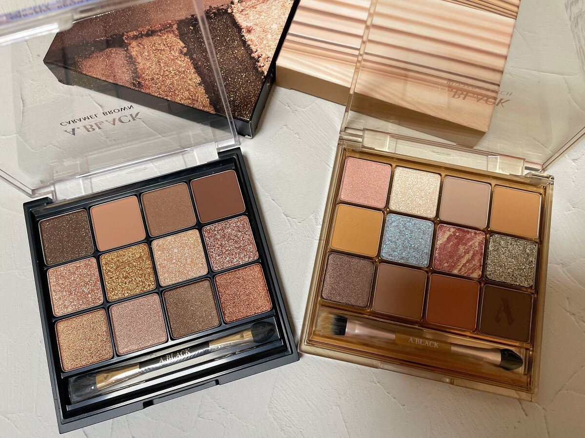 グラムチェンジマルチパレット 01 キャラメルブラウン/A.BLACK/マルチパレットを使ったクチコミ（2枚目）