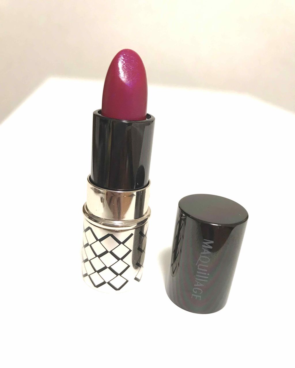 ルージュ ミニ RS404 カシスフラッペ/マキアージュ/口紅を使ったクチコミ（1枚目）