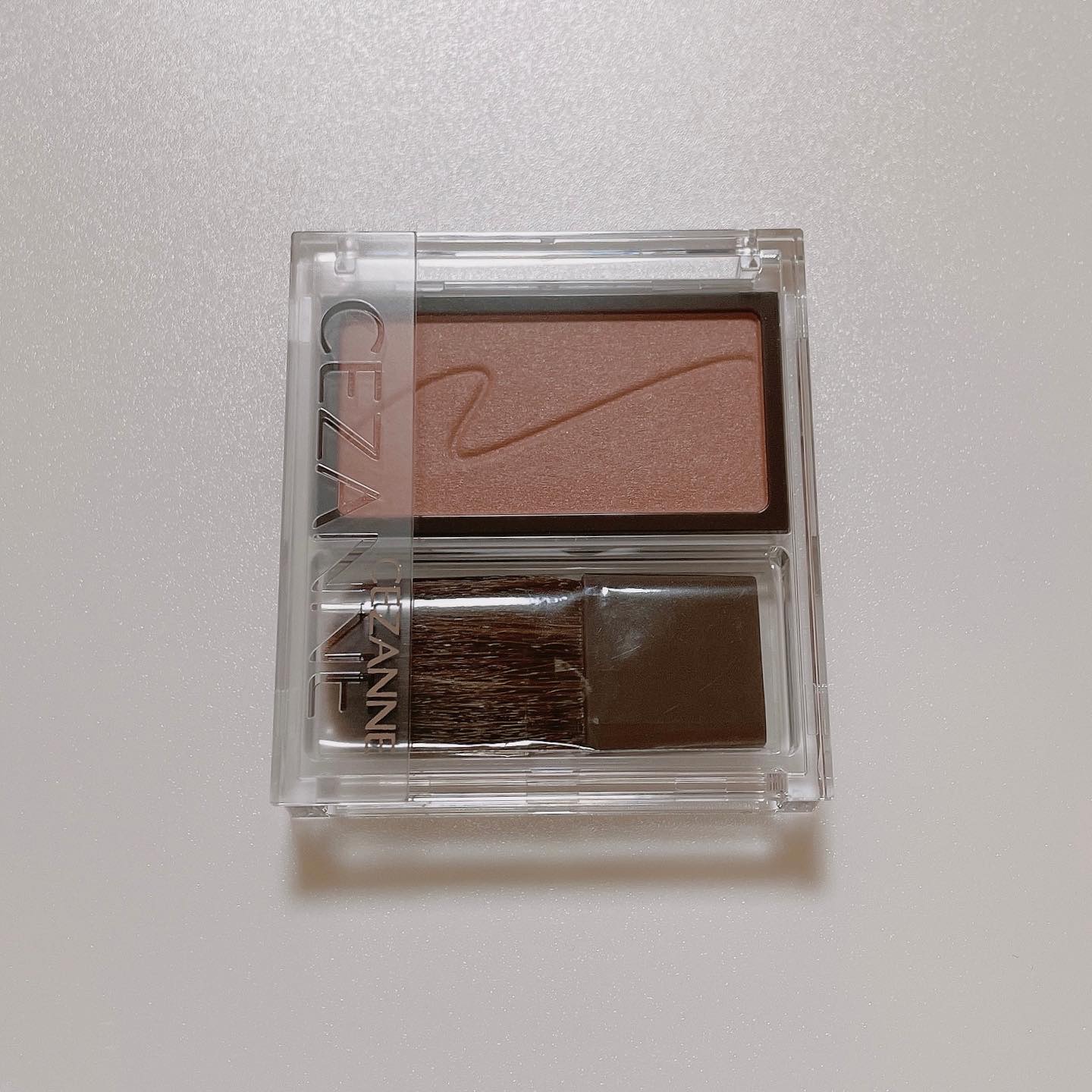 チークブラッシュ/CEZANNE/パウダーチークを使ったクチコミ（1枚目）