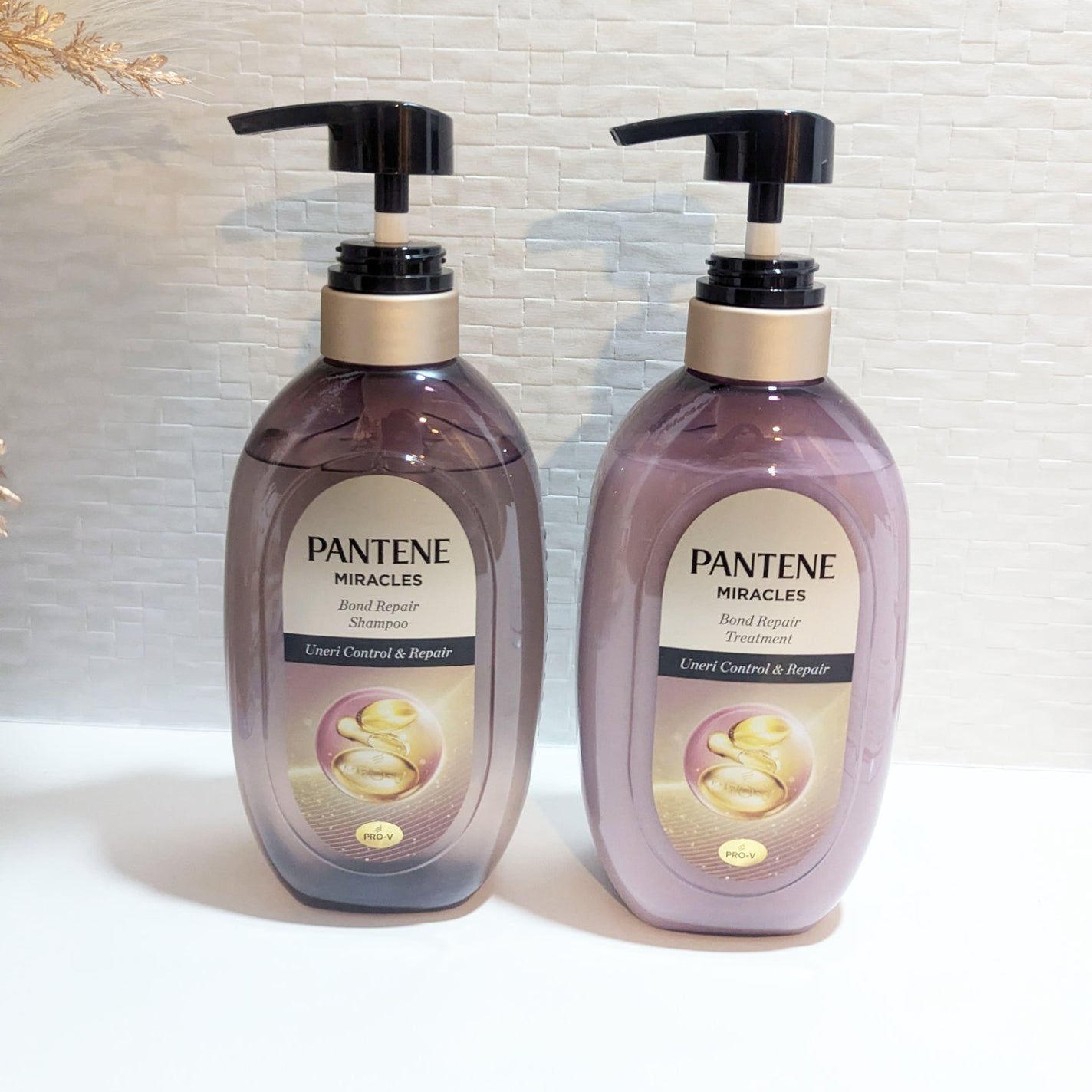 ミラクルズ うねりコントロール&リペア ボンドリペア シャンプー/トリートメント/パンテーン/市販シャンプーを使ったクチコミ(1枚目)