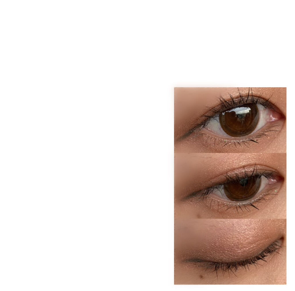 UR GLAM　BLOOMING EYE COLOR PALETTE/U R GLAM/アイシャドウパレットを使ったクチコミ（3枚目）