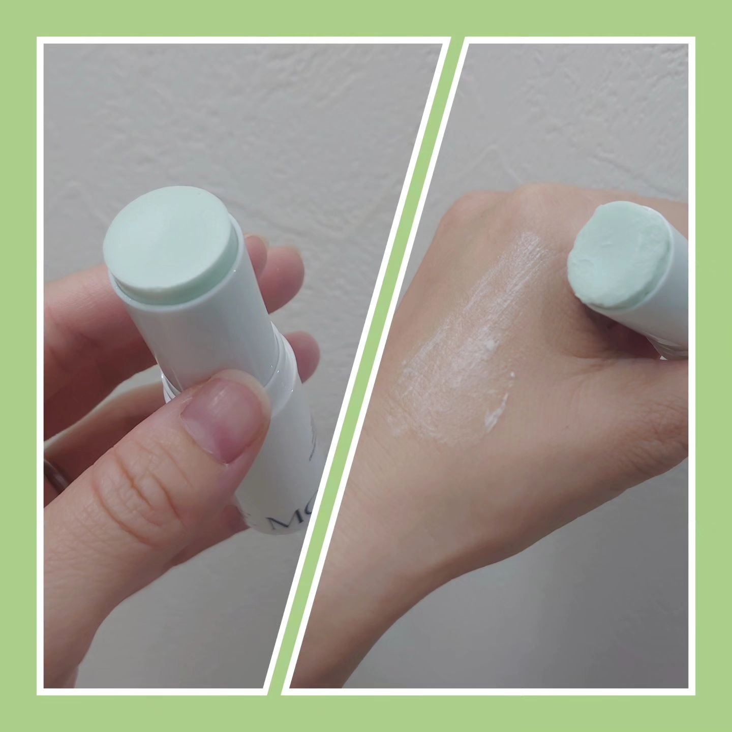 グリーン カーミングマルチバーム/Free Moment /フェイスバームを使ったクチコミ（2枚目）