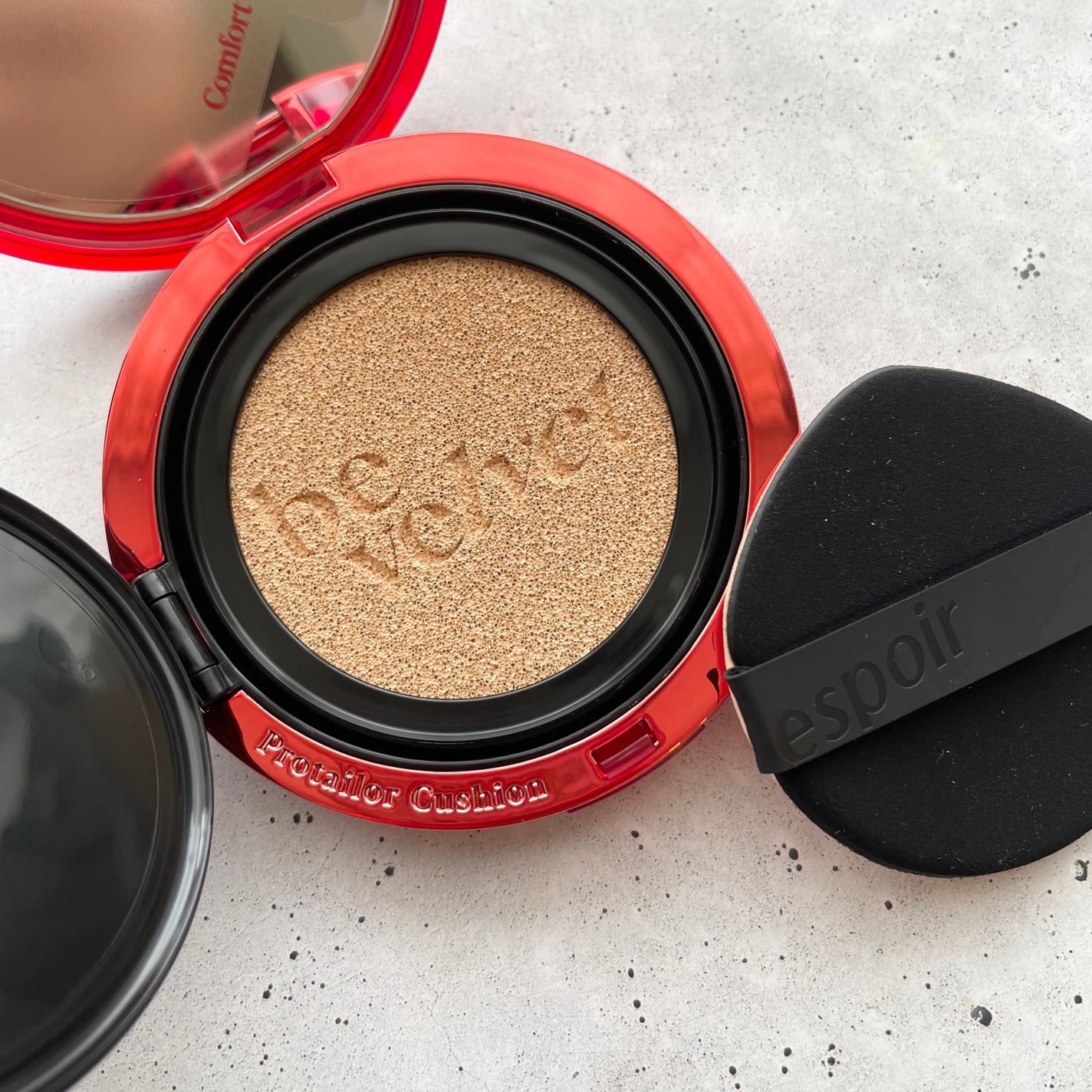 プロテーラービーベルベットカバークッション/espoir/クッションファンデーションを使ったクチコミ(2枚目)