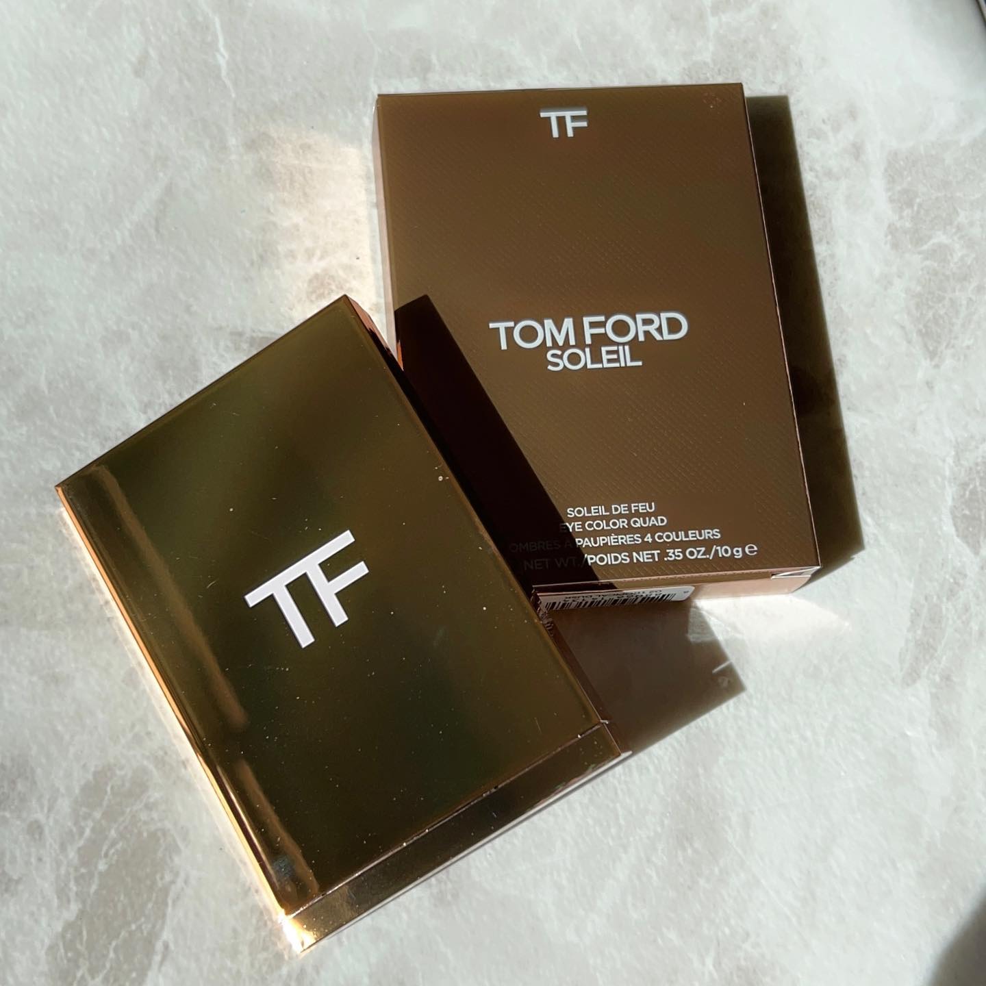 ソレイユ ドゥ フ アイ カラー クォード 02S トロピカル ダスク/TOM FORD BEAUTY/アイシャドウパレットを使ったクチコミ（2枚目）
