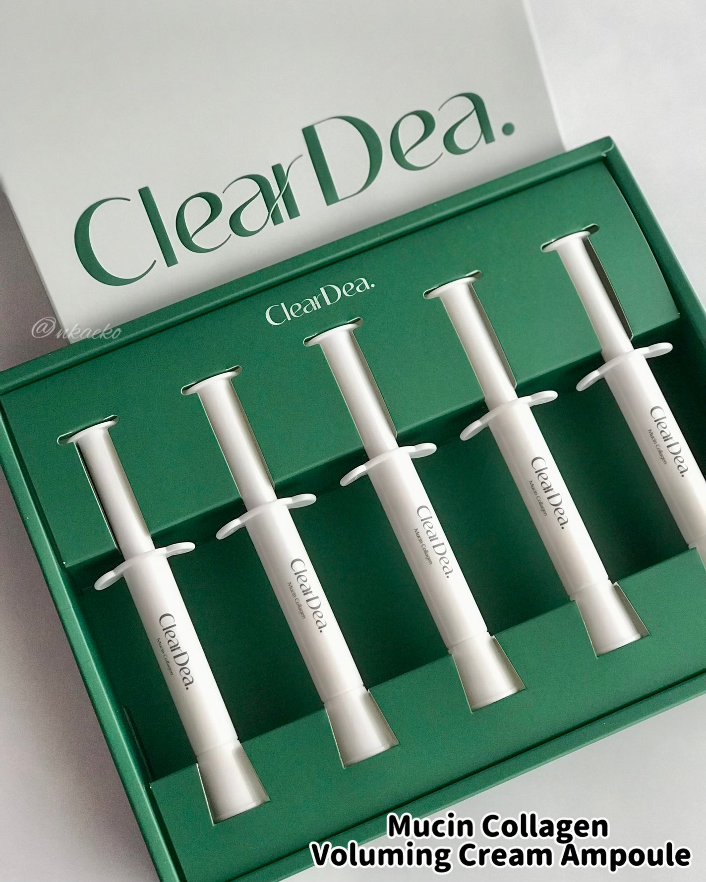 ミューシンコラーゲンボリューミングクリームアンプル/ClearDea./美容液を使ったクチコミ(1枚目)