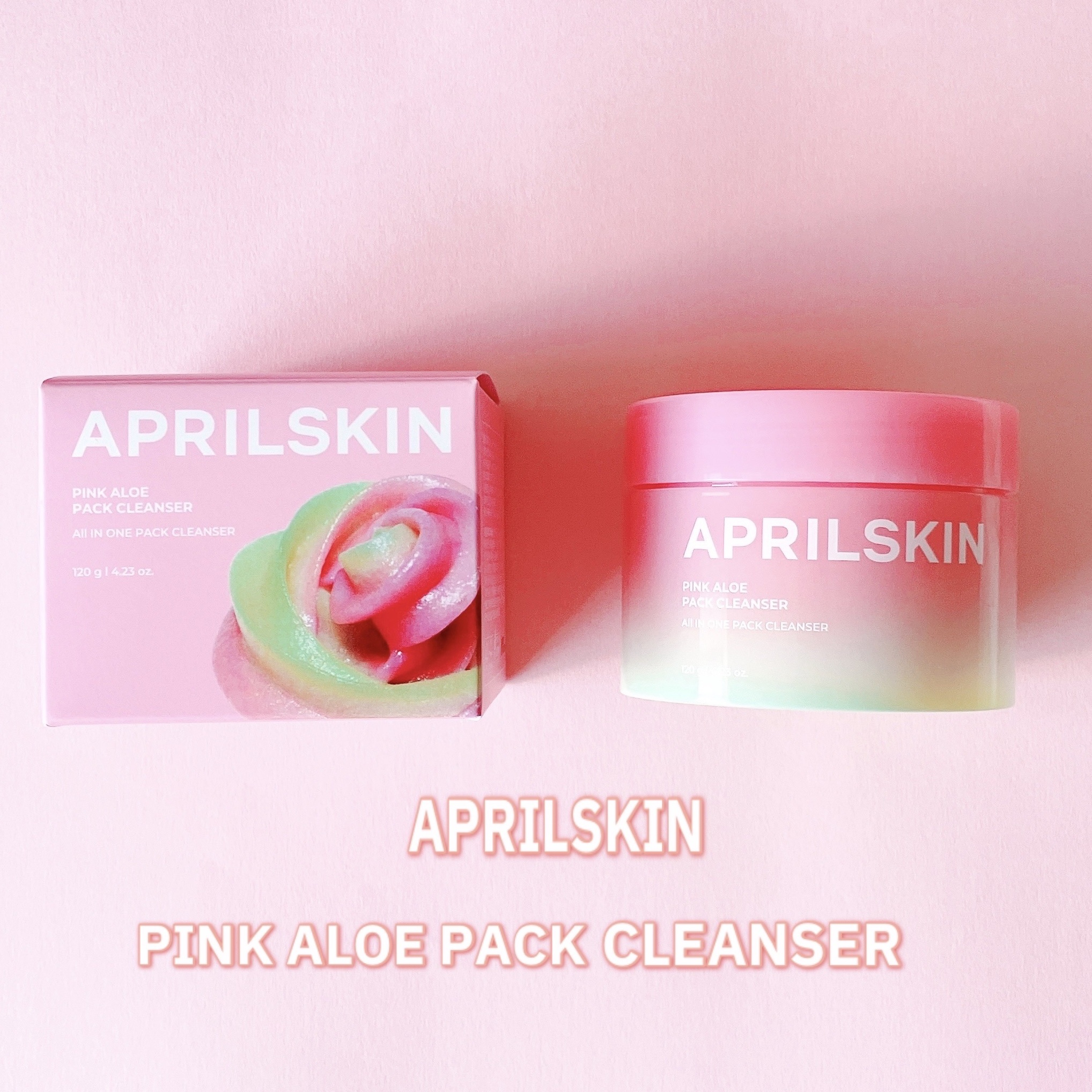 ピンクアロエメレンゲクレンザー/APRILSKIN/その他洗顔料を使ったクチコミ（3枚目）