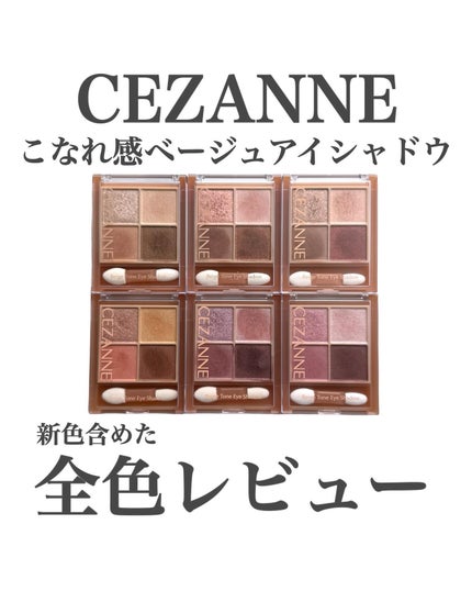 ベージュトーンアイシャドウ/CEZANNE/アイシャドウパレットを使ったクチコミ(1枚目)