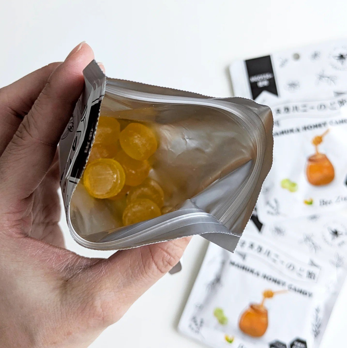 マヌカハニーのど飴/Bee Zin/食品を使ったクチコミ（3枚目）