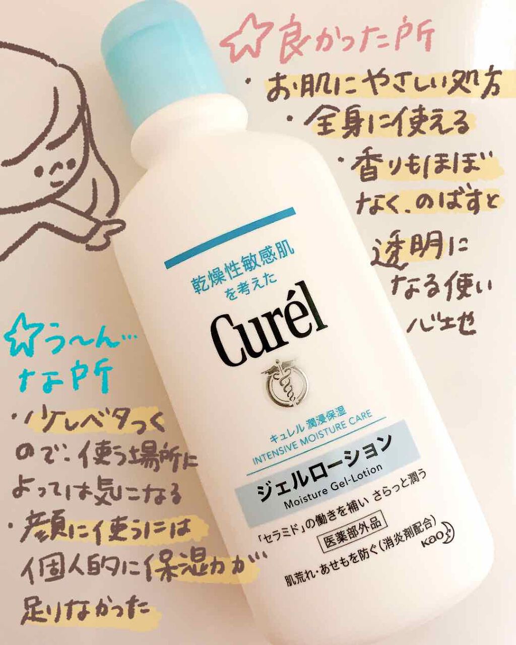 ジェルローション/キュレル/化粧水を使ったクチコミ(3枚目)