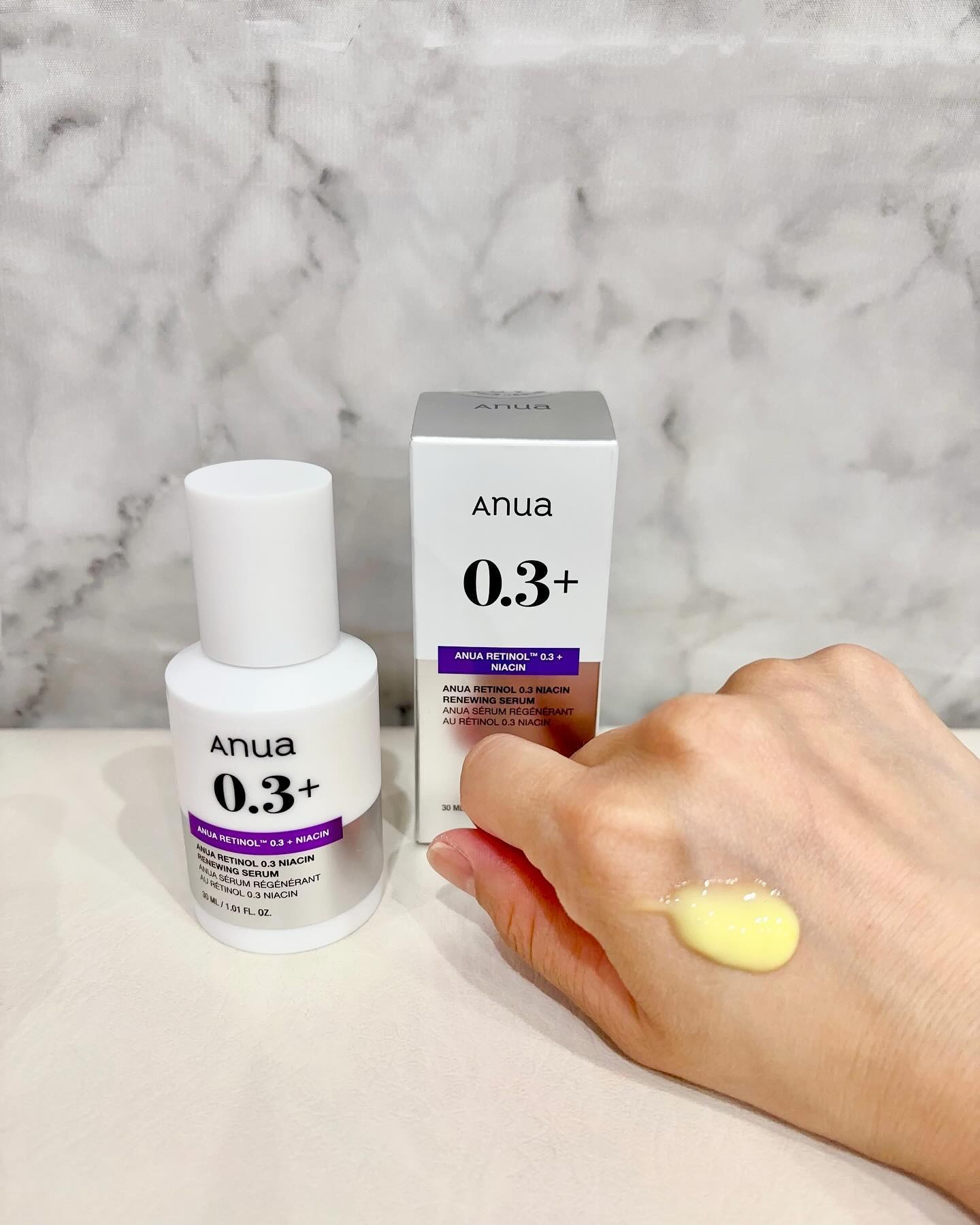 レチノール0.3 ナイアシンリニューイングセラム/Anua/美容液を使ったクチコミ（2枚目）