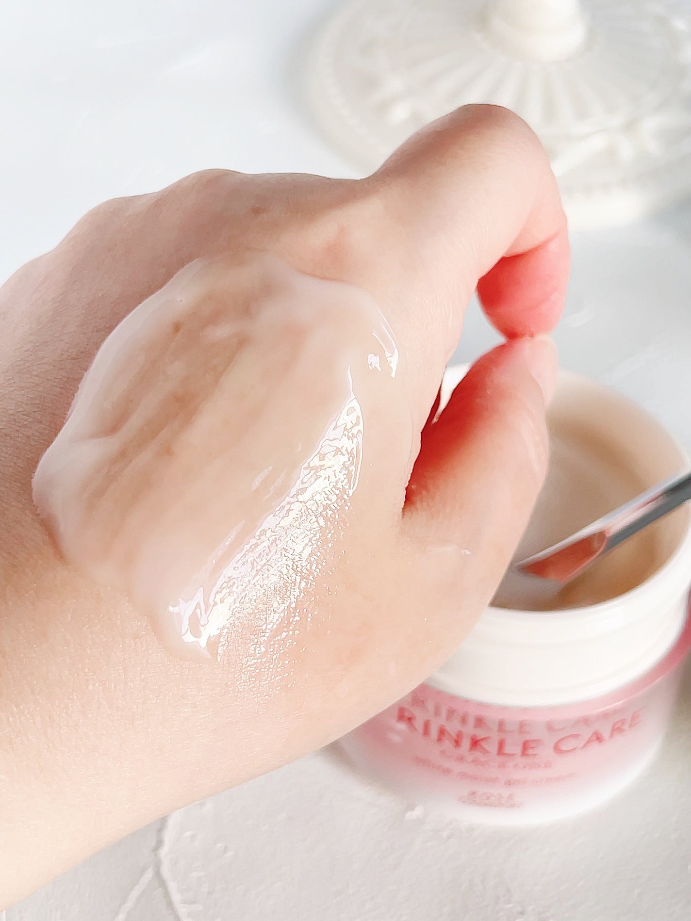 リンクルケア ホワイト モイストジェルクリーム/グレイスワン/オールインワン化粧品を使ったクチコミ(8枚目)