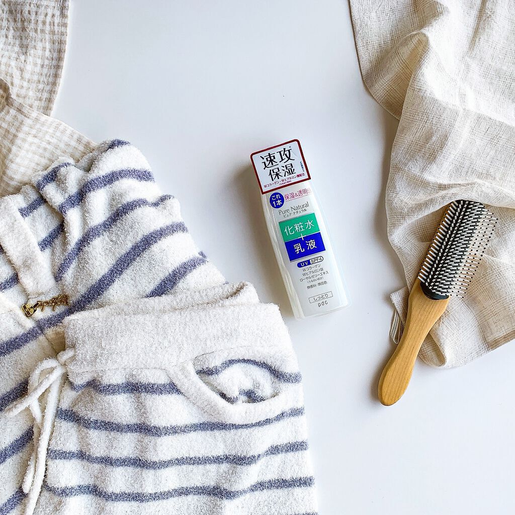 ピュア ナチュラル エッセンスローション ＵＶ/pdc/オールインワン化粧品を使ったクチコミ（3枚目）