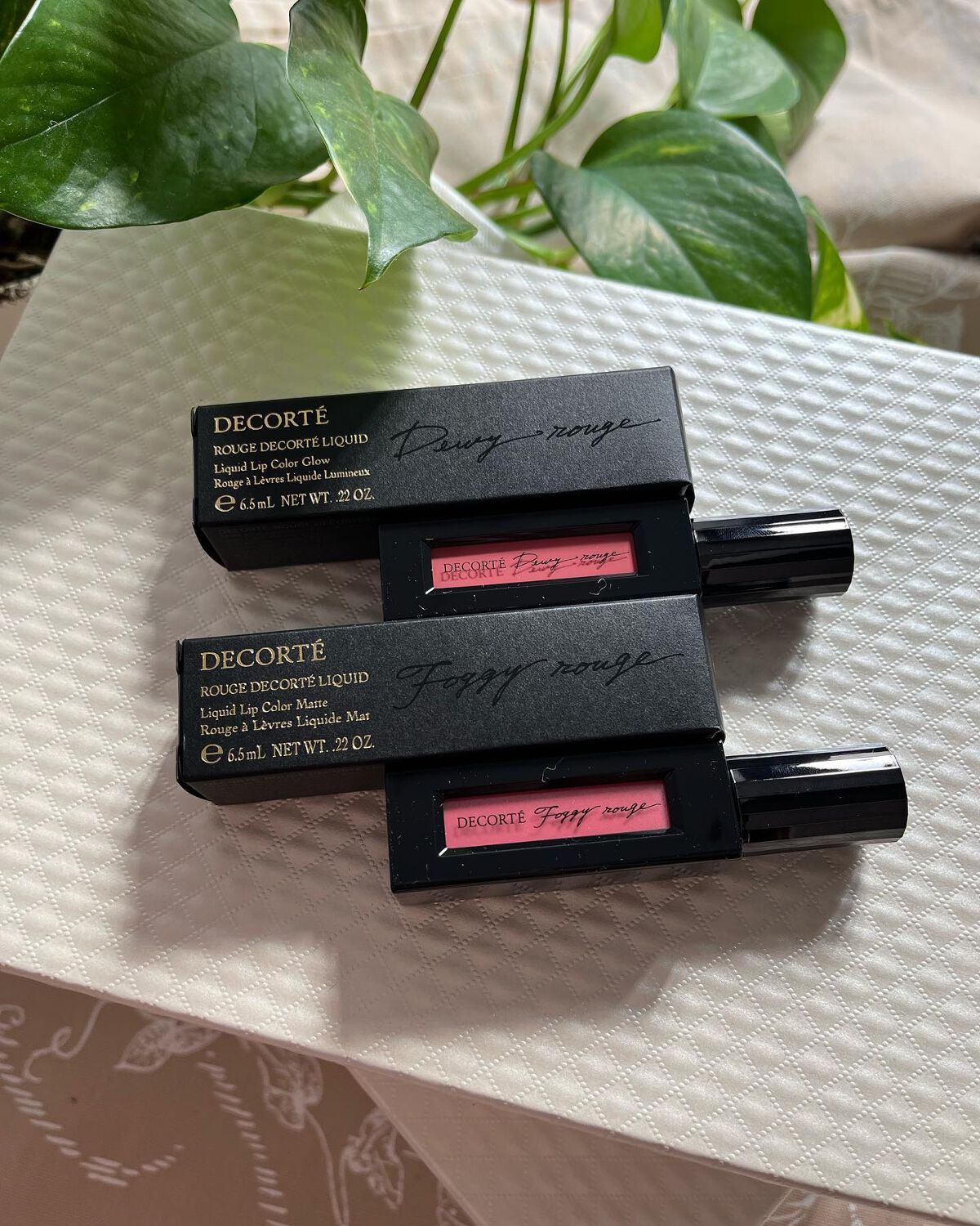 cherry on LIPS 「コスメデコルテ ルージュデコルテリップ2色を使ってみたよ😃2つ..」(1枚目)